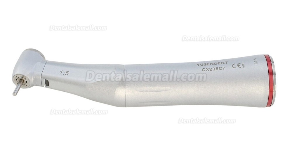 YUSENDENT COXO CX235C7-5 Dental Electric Contra Angle 1:5 Fiber Optic Speed Increasing Handpiece