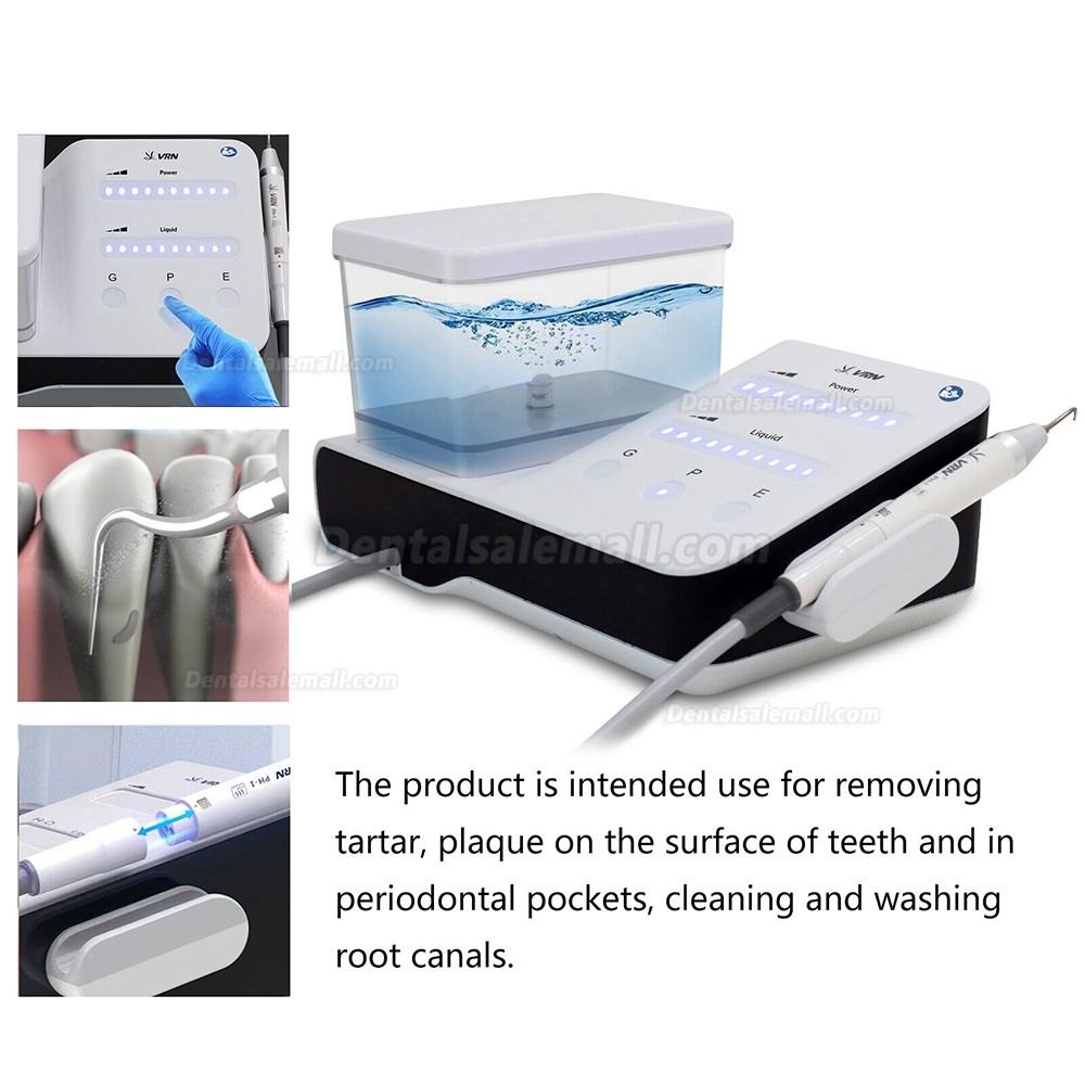 VRN DA-20 Ultrasonic Piezo Scaler with Water Bottle Fit EMS Wireless Foot Switch Smart Touch Panel