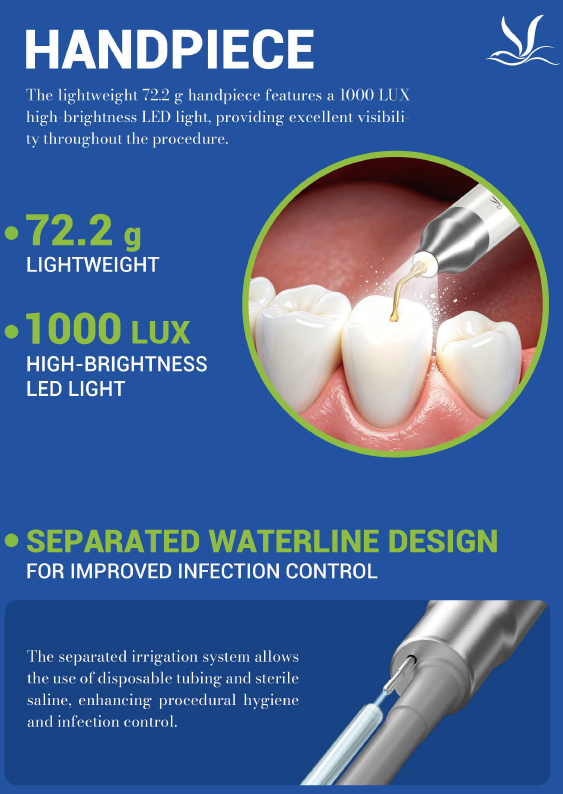 Vrn DS-100 Dental Piezosurgery Unit Piezo Ultrasonic Surgery System