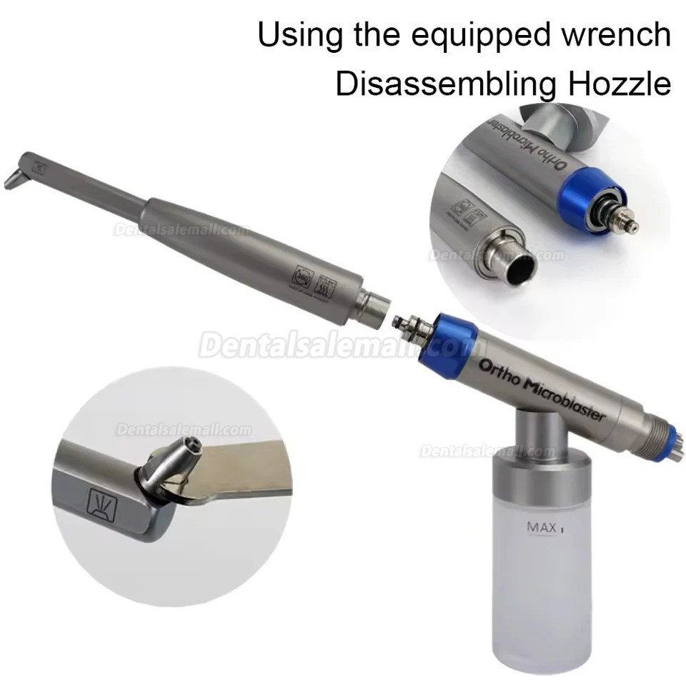 Dental Aluminum Oxide Microblaster Intraoral Sandblaster 4 Hole Dental Aluminum Oxide Microblaster Intraoral Sandblaster 4 Hole
