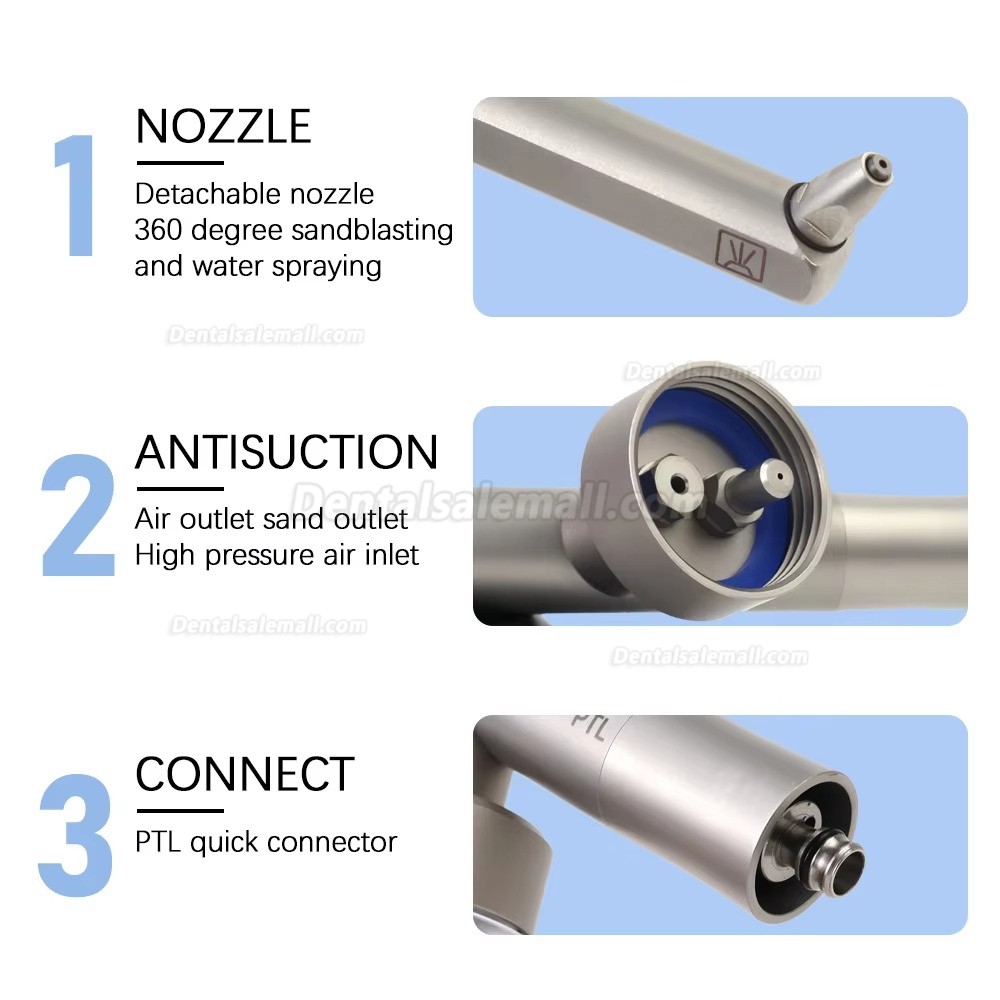 Dental Aluminum Oxide Microblaster Intraoral Sandblaster 4 Hole Dental Aluminum Oxide Microblaster Intraoral Sandblaster 4 Hole