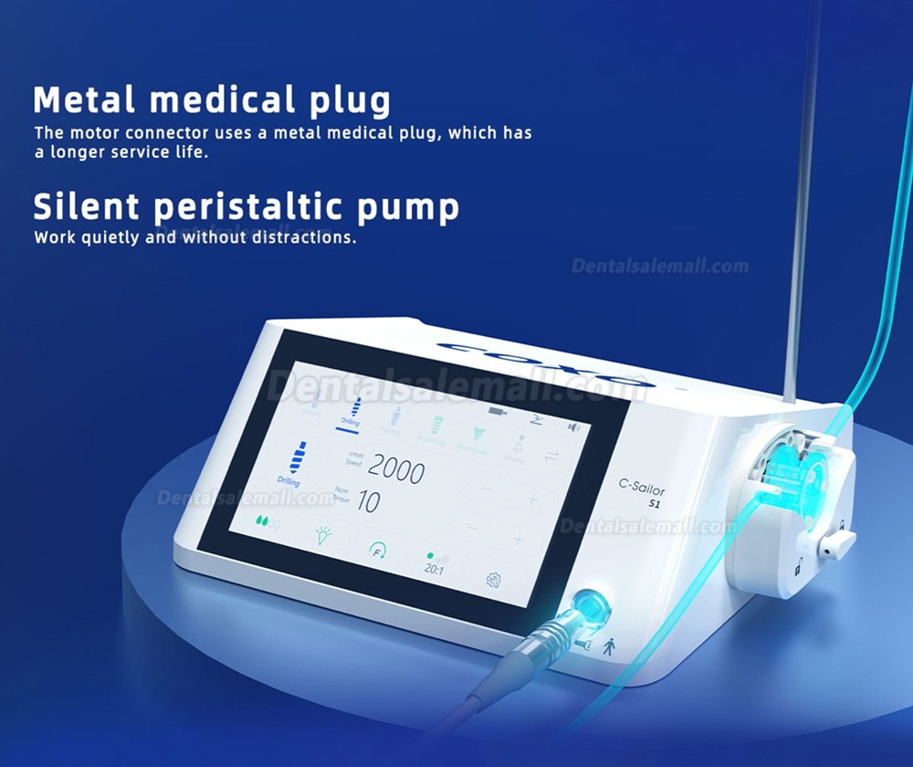 YUSENDNET C-Sailor S1 Dental Implant Motor with CX235C7-3S & CX235C6-22 Contra Angle YUSENDNET C-Sailor S1 Dental Implant Motor with CX235C7-3S & CX235C6-22 Contra Angle
