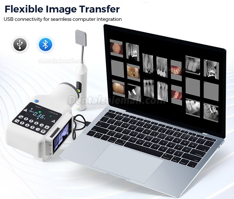 Handheld X-Ray Dental Unit Built-in Screen + Wireless X-Ray Sensor Handheld X-Ray Dental Unit Built-in Screen + Wireless X-Ray Sensor
