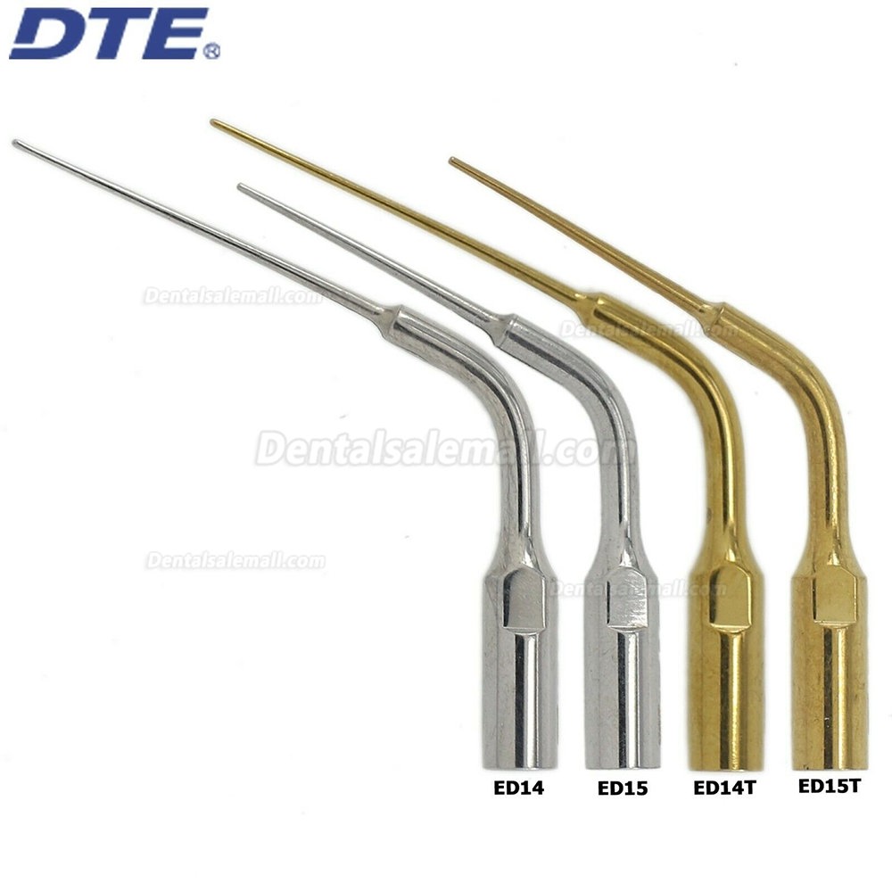 5Pcs Woodpecker Dental DTE Scaler Endodontic Tip ED14 ED14T ED15 ED15T Fit SATELEC NSK