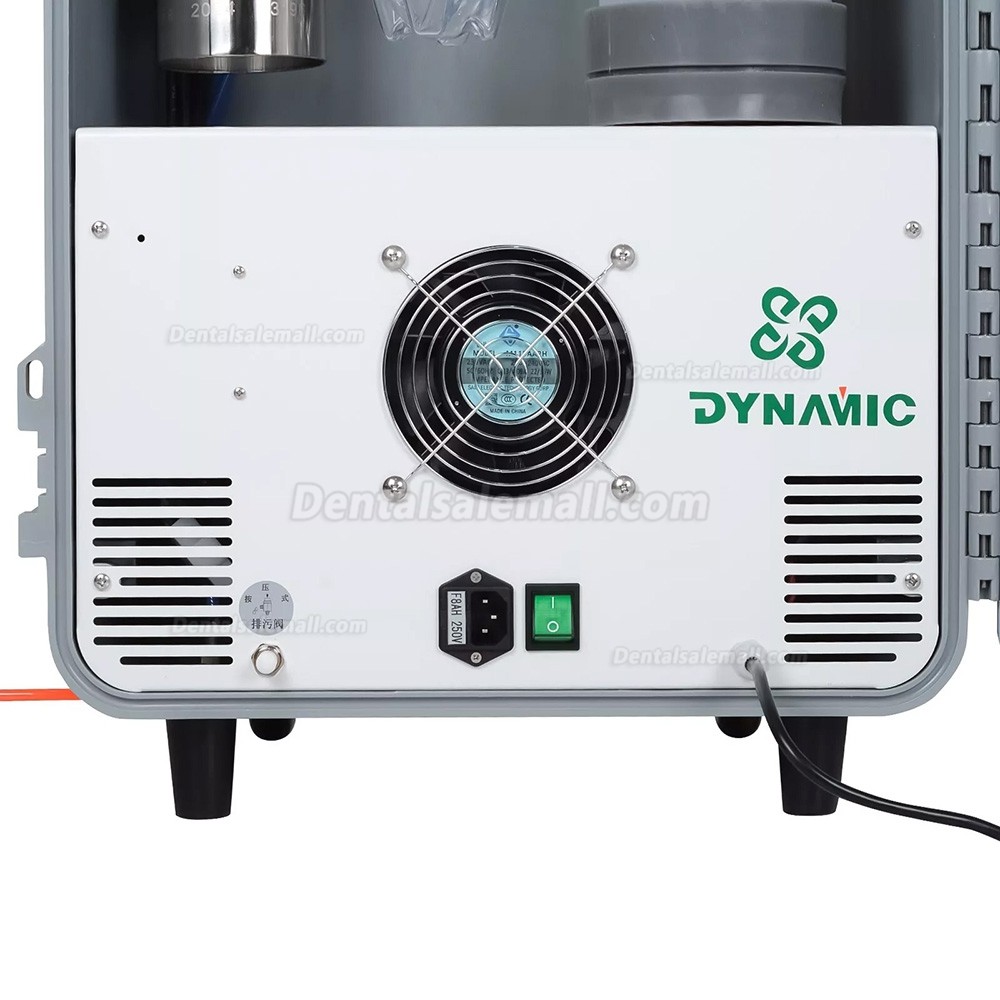 Dynamic&reg; DU852 Portable Dental Unit Air Compressor + Ultrasonic Scaler + Curing Light