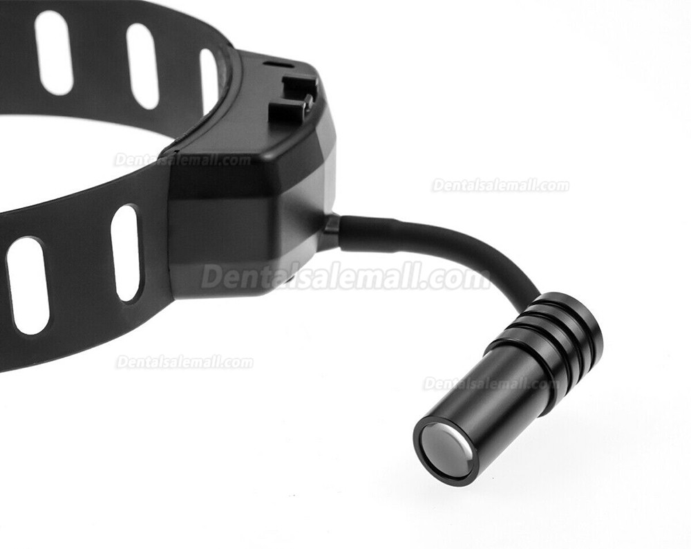 3.5X420mm Dental Binocular Magnifying Loupes with 5W LED Headlight Lamp