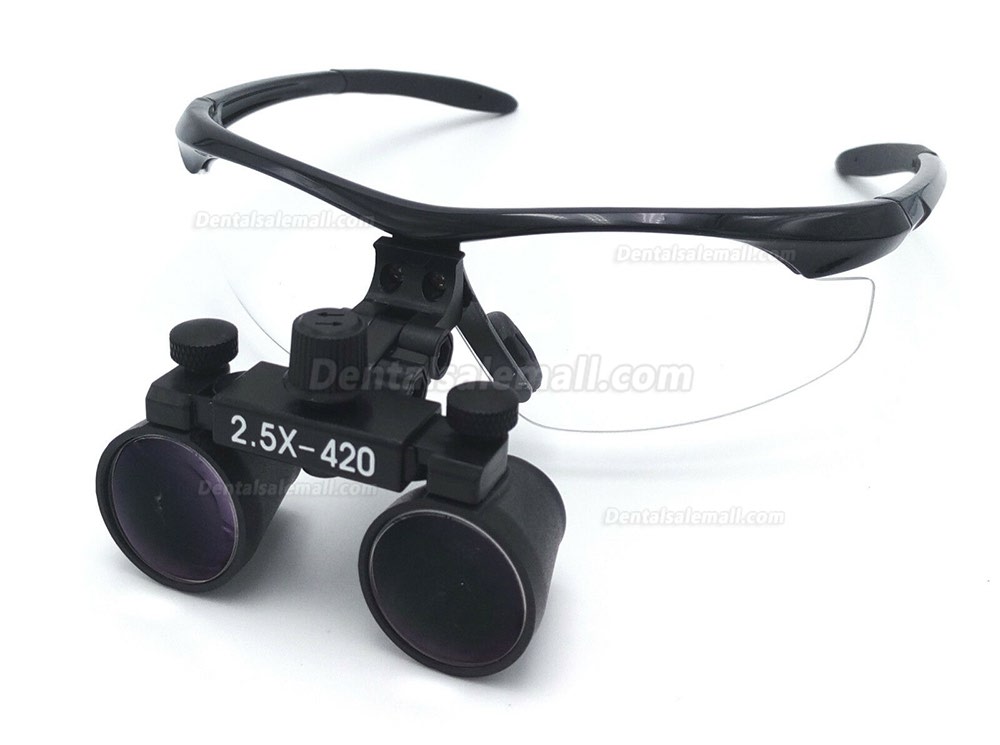 Dental Surgical Medical Binocular Loupes 2.5X420mm Optical Glass DY-101