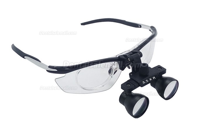 Dental 3.5X Medical Binocular Loupes Magnifier Antifogging Aluminum Frame DY-112