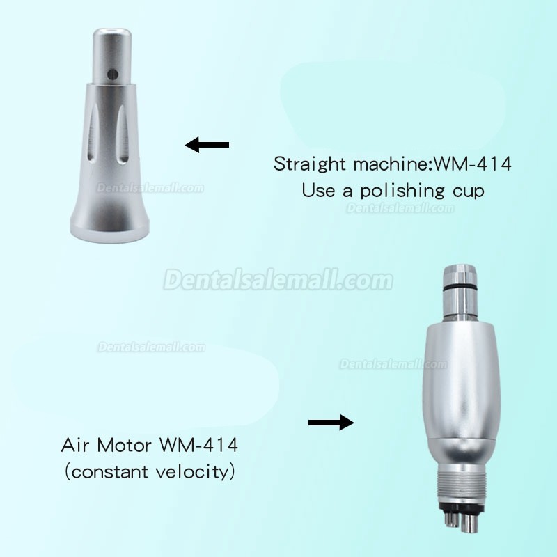 Dental Hygiene Polishing Prophy Handpiece 4:1 Air Motor Kit 4 Holes E-Type WM-414