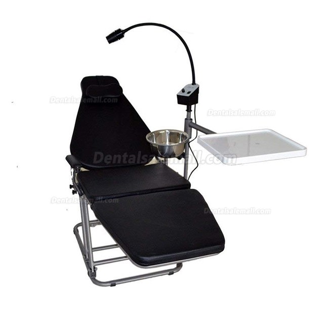 Dynamic DU32L Portable Dental Chair with LED Examination Light DLG101 and Dental Stool DS08