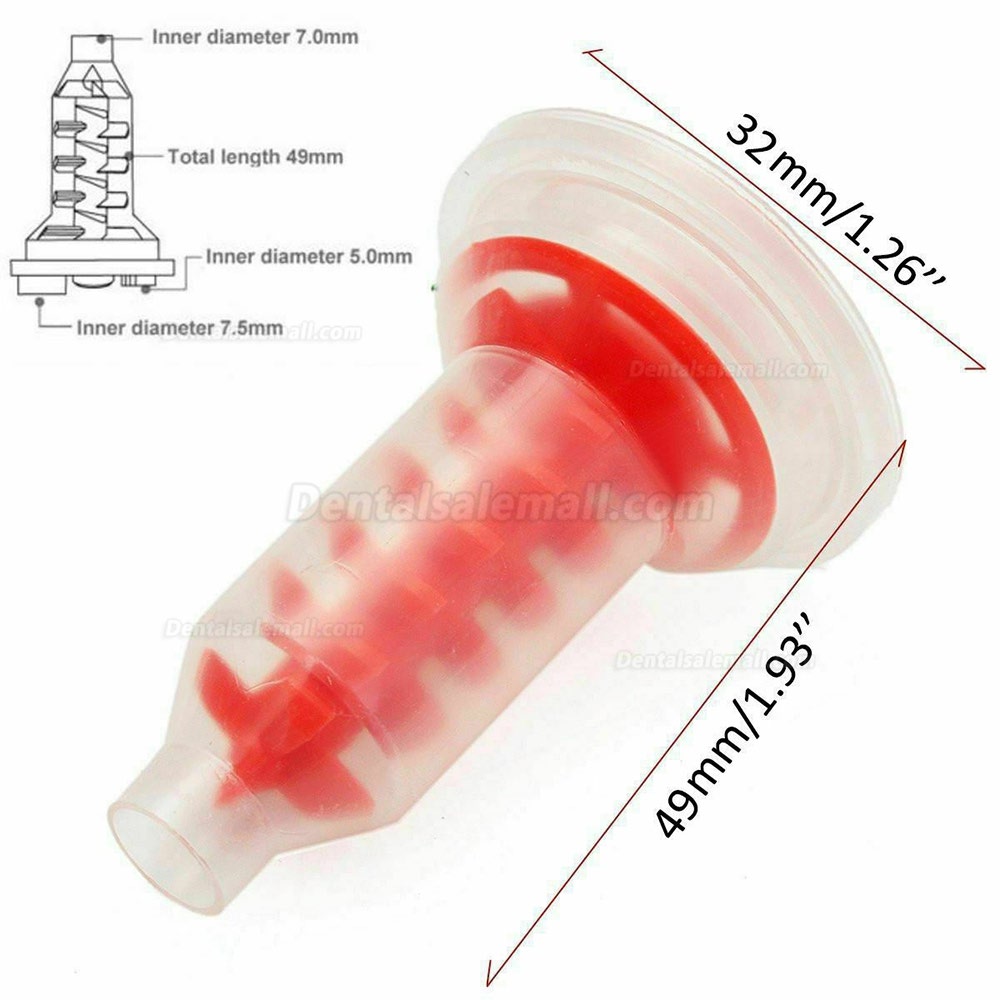 50Pcs Dental Dynamic Impression Mixing Tips Fit 3M ESPE Pentamix Machine