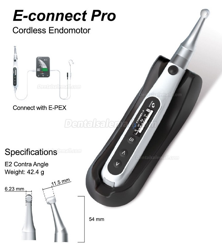Eighteeth E-Connect Pro Cordless Endo Motor Compatible with E-PEX Pro Apex Locator