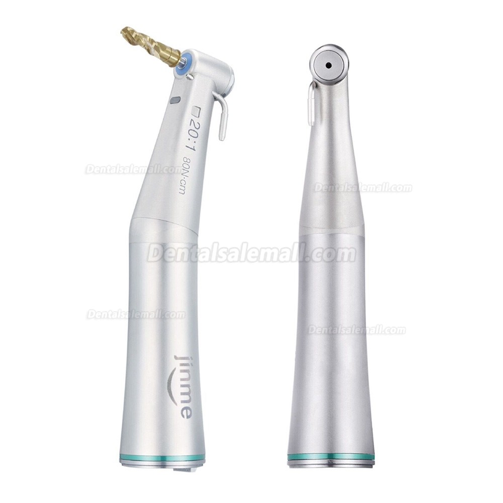 JINME E80 Brushless Dental Implant Motor System with LED 20:1 Contra Angle Surgical Handpiece