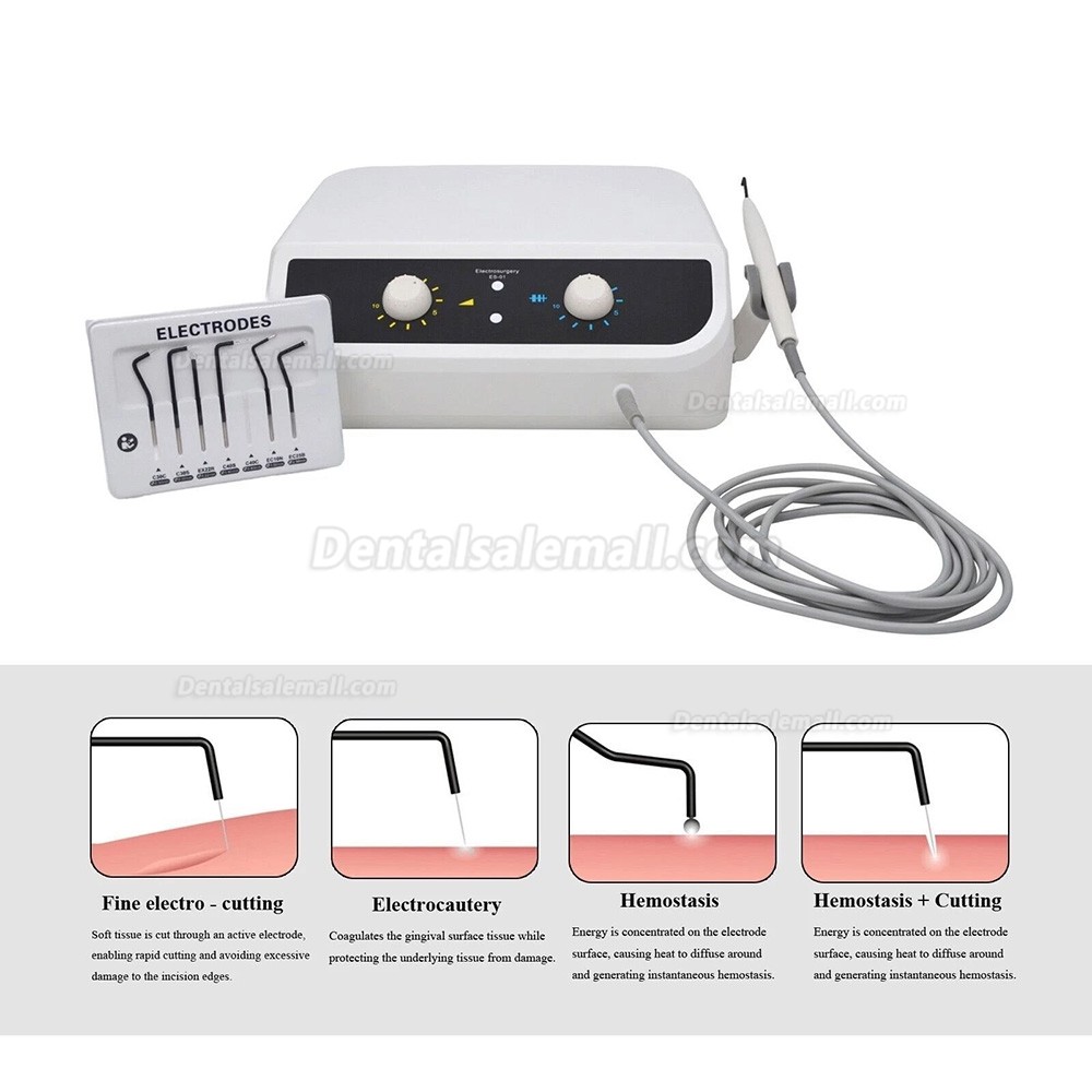ES-01 Dental Electrosurgery Surgical Scalpel Cutting Electrosurgery Unit with 7Pcs Electrodes