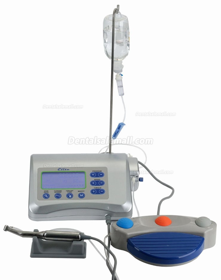 Victory® Elite V-DIM-I Dental LCD Brushless Surgical Implant Drill Motor Machine System +Handpiece+Foot Control