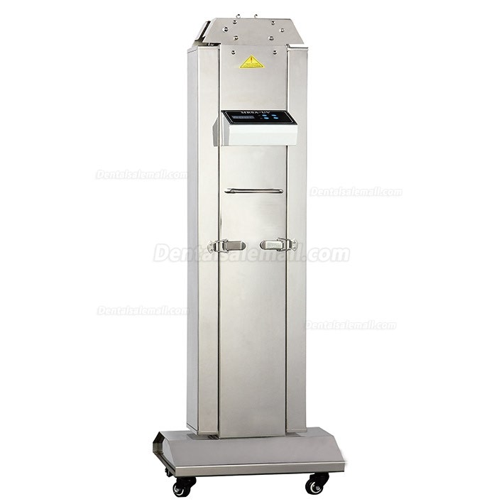 FY 120W-220W Mobile Trolley Cart UV+Ozone Disinfection Lamp Stainless Steel Trolley