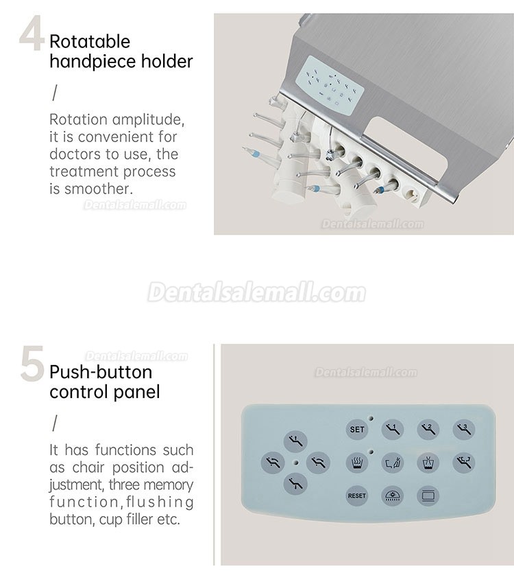 Gladent® GD-S350 Dental Implant Chair Multifunction Integral Treatment Unit for Dental Practice