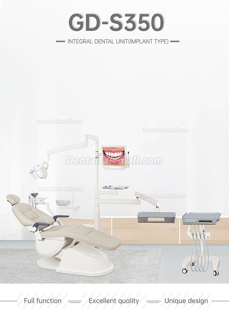 Gladent® GD-S350 Dental Implant Chair Multifunction Integral Treatment Unit for Dental Practice