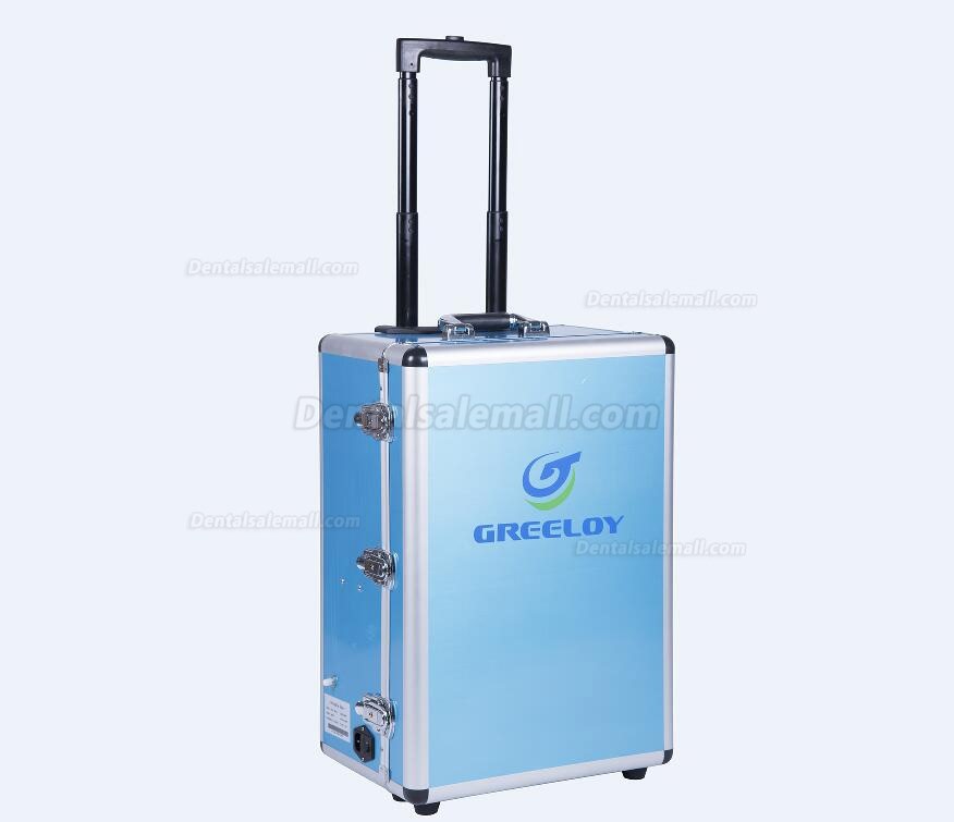 Greeloy GU-P204 Portable Dental Unit with Air Compressor +Portable Dental Chair GU-P101