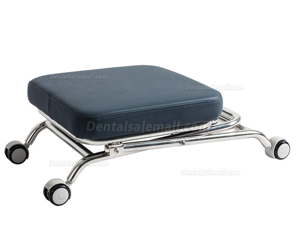 Greeloy GU-P103 Portable Dental Folding Stools for Dentist 304 Stainless Steel Frame