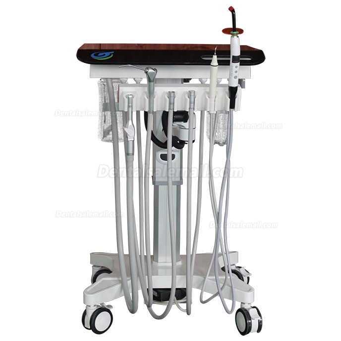 Greeloy GU-P302S Adjustable Mobile Dental Delivery Cart Unit System