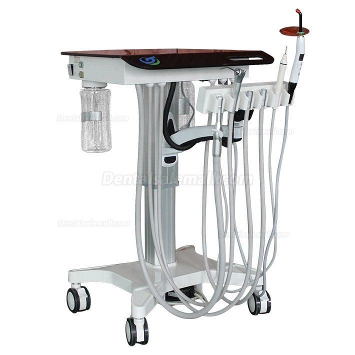 Greeloy GU-P302S Adjustable Mobile Dental Delivery Cart Unit System