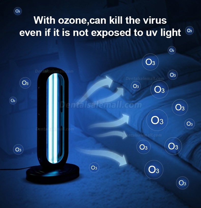 2020 UVC Portable Disinfection Lamp With Ozone UV Sterilizer Lamp Ultraviolet Germicidal Light