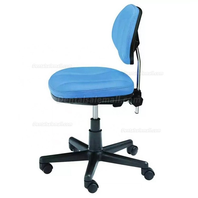 HS-10 Mobile Dental Stool with Back Support Doctor's Dentist Assistant Nurse Hygienist Chair