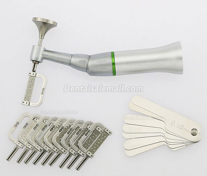 Dental Orthodontic 4:1 Interproximal Strips Contra Angle Handpiece Kit IPR EVA