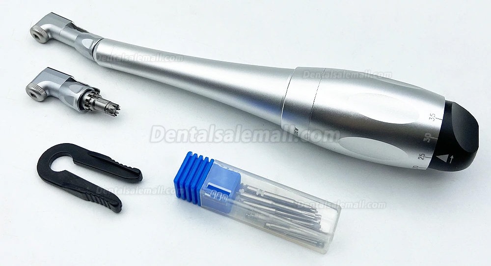 Dental Implant Torque Wrench Handpiece Ratchet Implant Latch Head Handpiece 12Pcs Screwdrivers