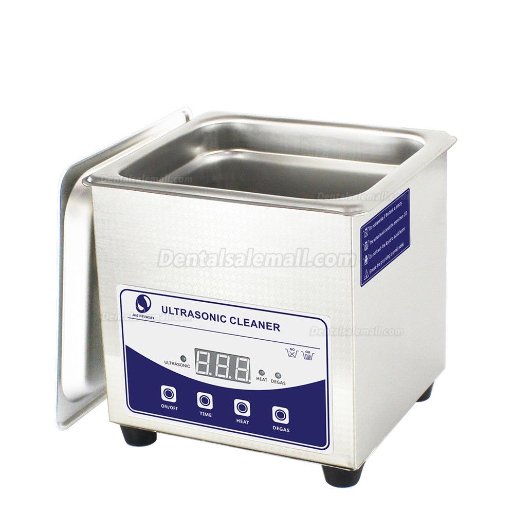 1.3L Liter Industry Heated Ultrasonic Cleaner Machine Heater Timer Stainless Steel