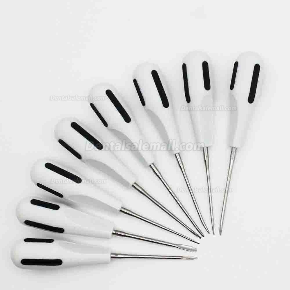 8pcs Tooth Extraction Elevators Kit Minimally Invasive Forceps Stainless Steel