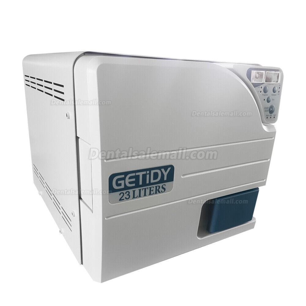 Getidy 18-23L Dental Digital Vacuum Steam Autoclave Sterilizer Class N with Drying Function