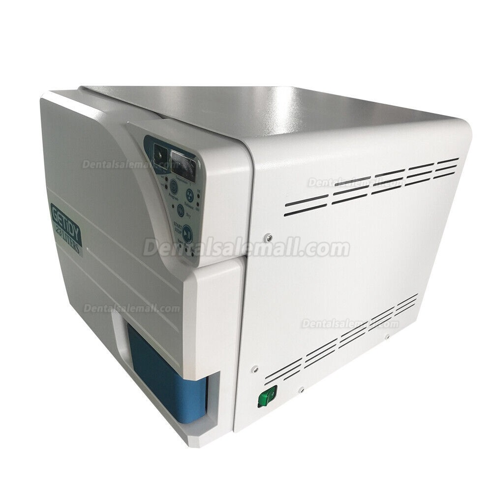 Getidy 18-23L Dental Digital Vacuum Steam Autoclave Sterilizer Class N with Drying Function