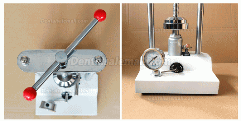 Dental Lab Hydraulic Press Machine Denture Flask Compress 20MPa Working Pressure JG-001