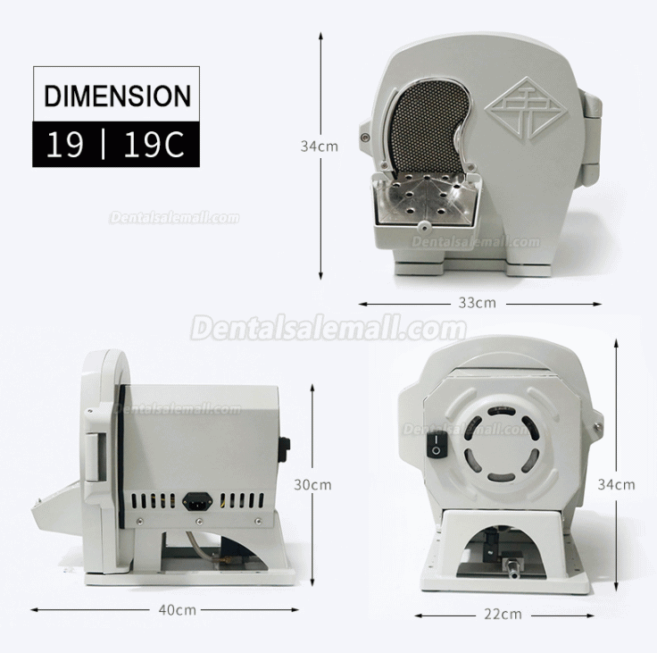 JG-19 Dental Lab Dry / Wet Model Trimmer Diamond Disc Dental Lab Equipment