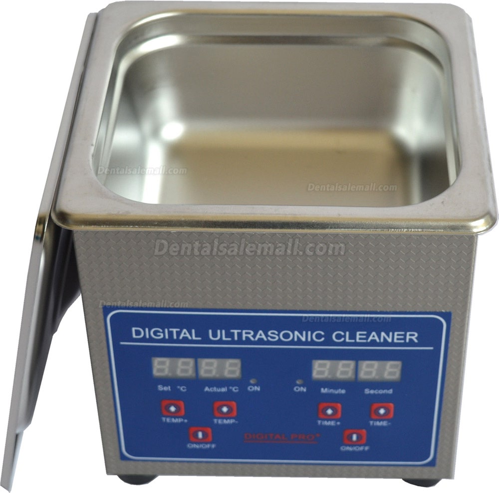 1.3L Digital Control LCD Stainless Steel Ultrasonic Cleaning Machine JPS-08A