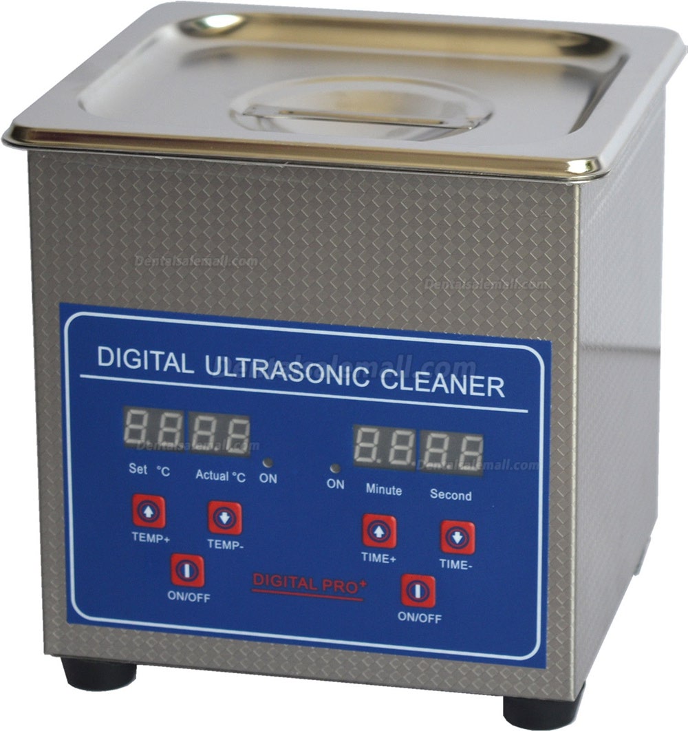 1.3L Digital Control LCD Stainless Steel Ultrasonic Cleaning Machine JPS-08A