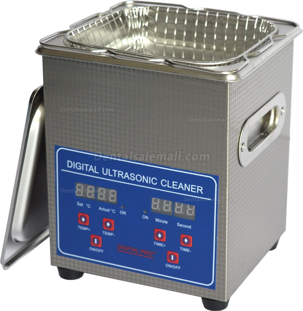 2L Dental Stainless Steel Ultrasonic Cleaner Machine Digital Control JPS-10A