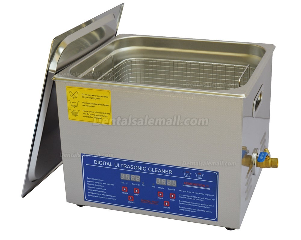 19L Stainless Ultrasonic Cleaner JPS-70A with Digital Control LCD ＆ NC Heating