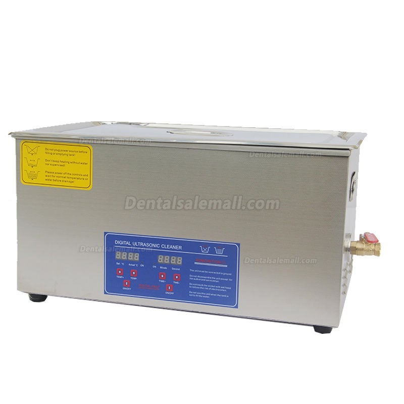 22L Stainless Ultrasonic Cleaner Machine JPS-80A with Digital Control LCD ＆ NC Heating