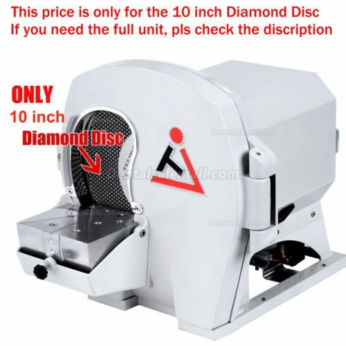 Abrasive Diamond Disc 10 inch for Dental Lab Wet Model Grinder Trimmer JT-218