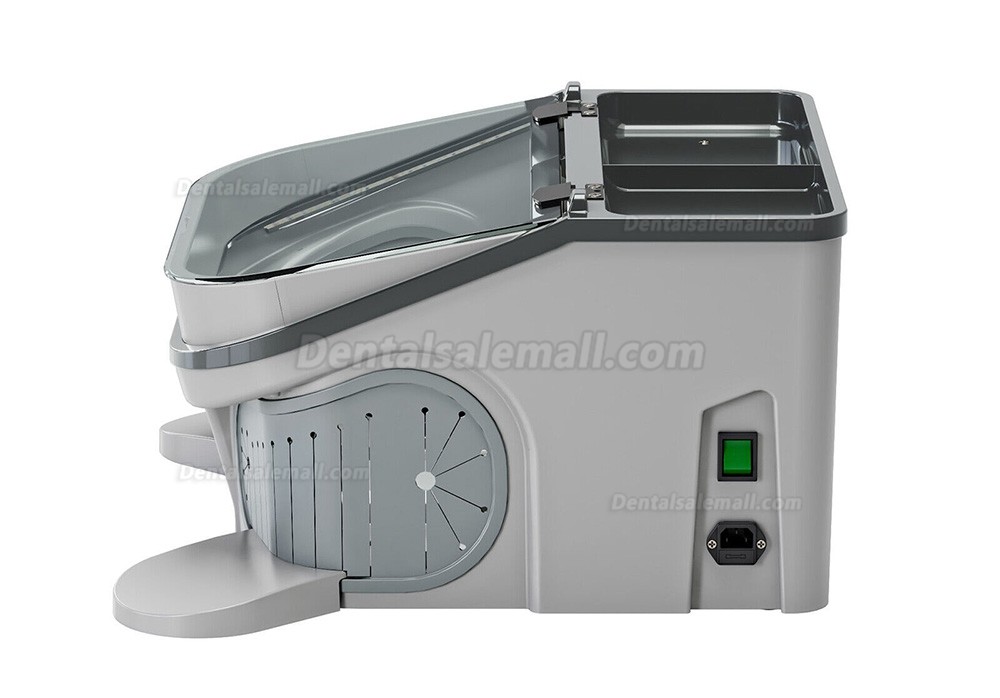 JT-69 Dental Dust Box Sandblasting Dust Cover Collector Built-in Vacuum Cleaner with LED Light