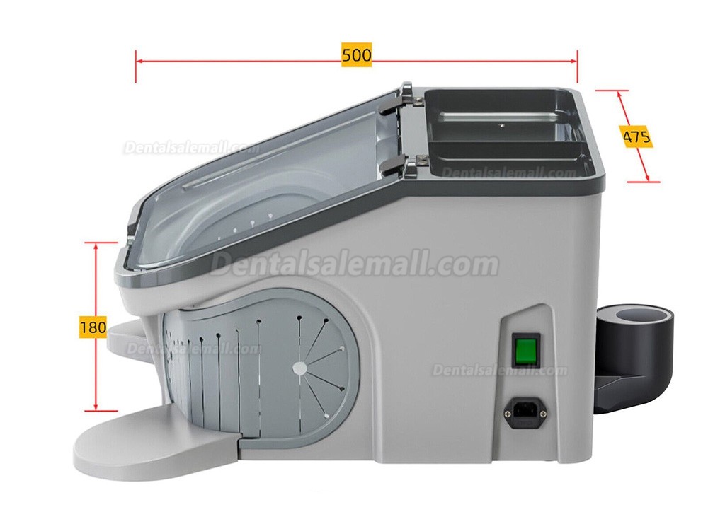 JT-69B 14W Dental Lab LED Sandblaster Vacuum Dust Collector Proof Box & LED Light