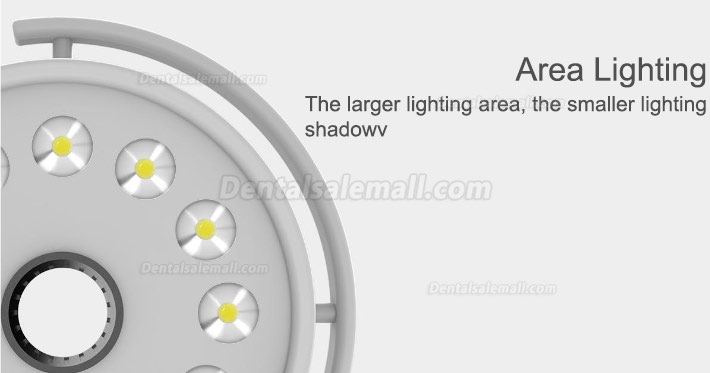 KWS 36W Ceiling mounted Dental LED Light Oral Operatory Lamp Shadowless Exam Surgical Light KD-2012D-3C