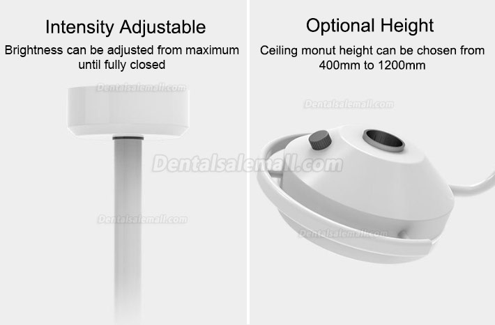 KWS 36W Ceiling mounted Dental LED Light Oral Operatory Lamp Shadowless Exam Surgical Light KD-2012D-3C