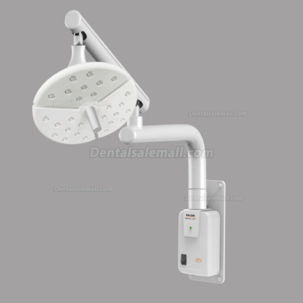 KWS KD-2018L-1 Wall-Mounted Dental Surgical LED Shadowless Operating Exam Light Touch Switch