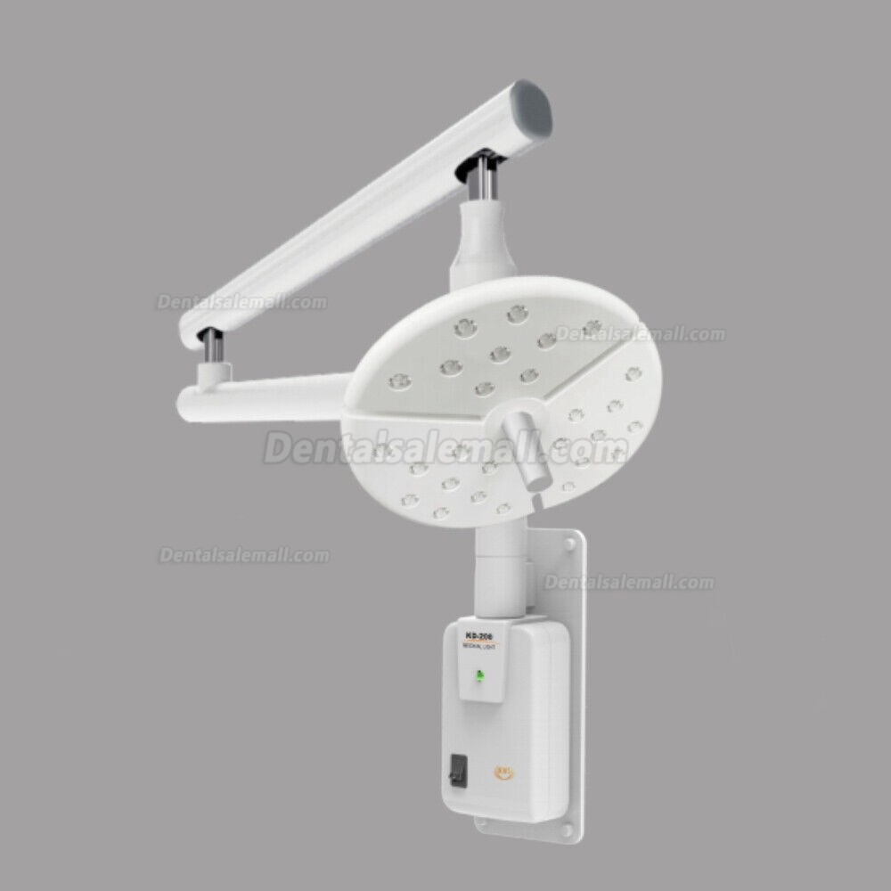 KWS KD-2018L-1 Wall-Mounted Dental Surgical LED Shadowless Operating Exam Light Touch Switch