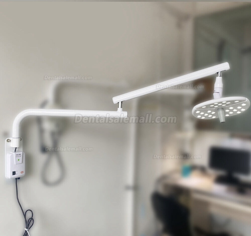 KWS KD-2018L-1 Wall-Mounted Dental Surgical LED Shadowless Operating Exam Light Touch Switch