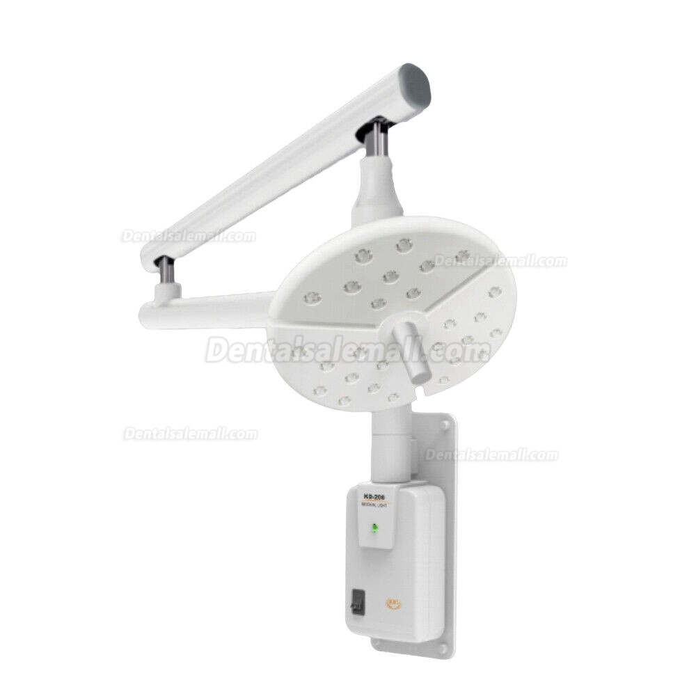 KWS KD-2018L-1 Wall-Mounted Dental Surgical LED Shadowless Operating Exam Light Touch Switch